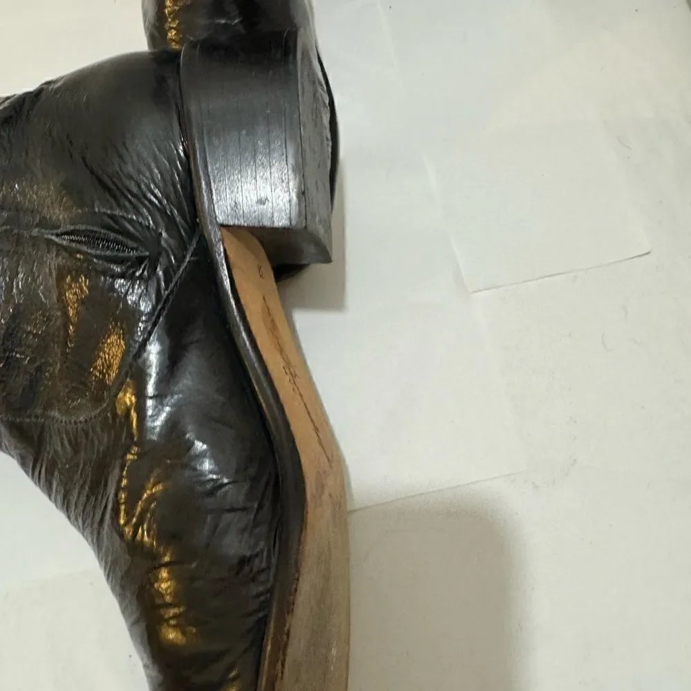 ANYA Ponorovskaya NYC boots women size 38 patent